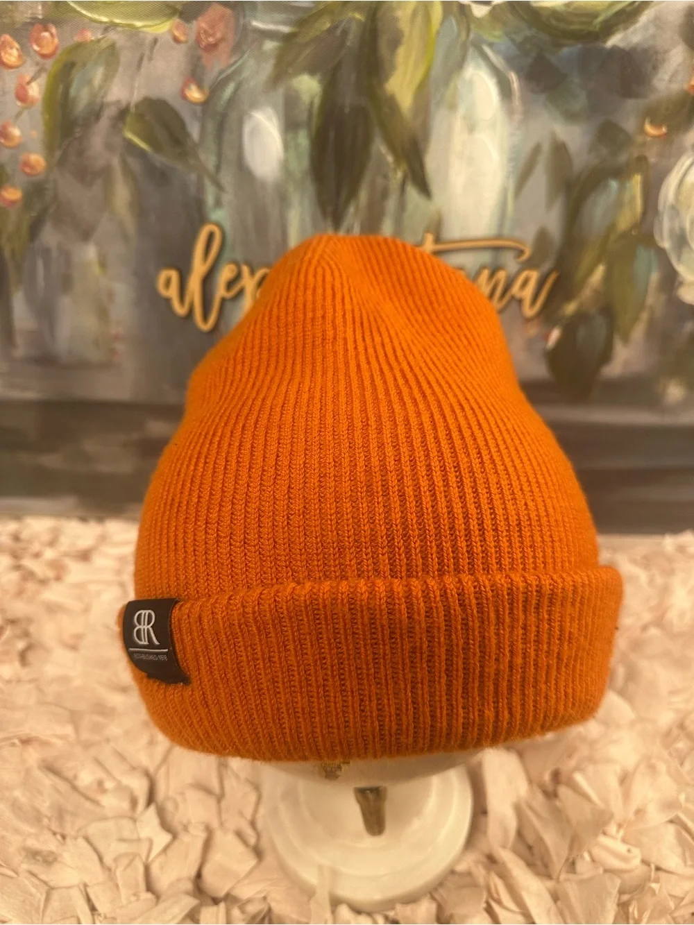 Banana Republic 100% Merino Wool Knit Beanie – Burnt Orange | One Size